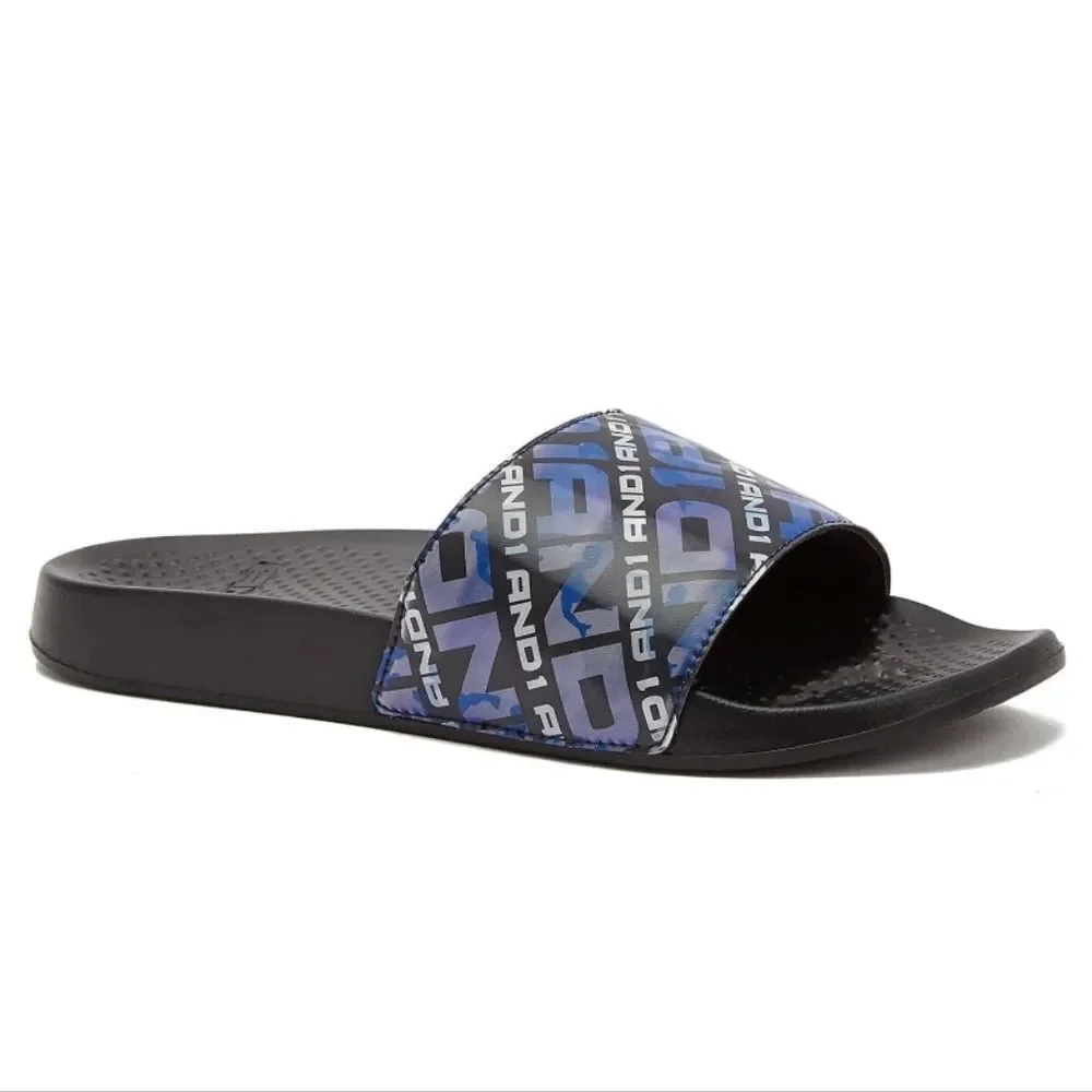 AND1 Men's 10 Crossover Lenticular Sport Slide Sandals - New